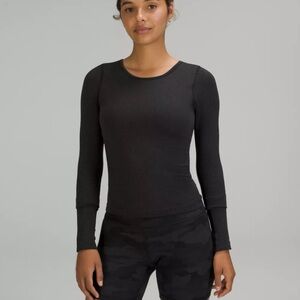 Lululemon Ebb to Street Waist-Length Long-Sleeve Shirt Woman’s Size 4 New